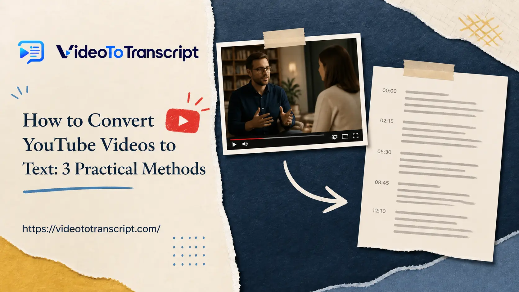 How to Convert YouTube Videos to Text: 3 Practical Methods