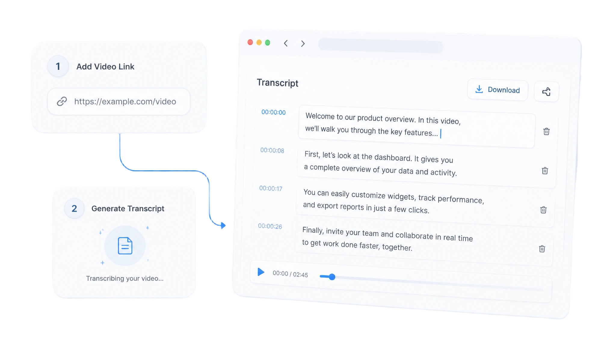 Edit download and share your transcript