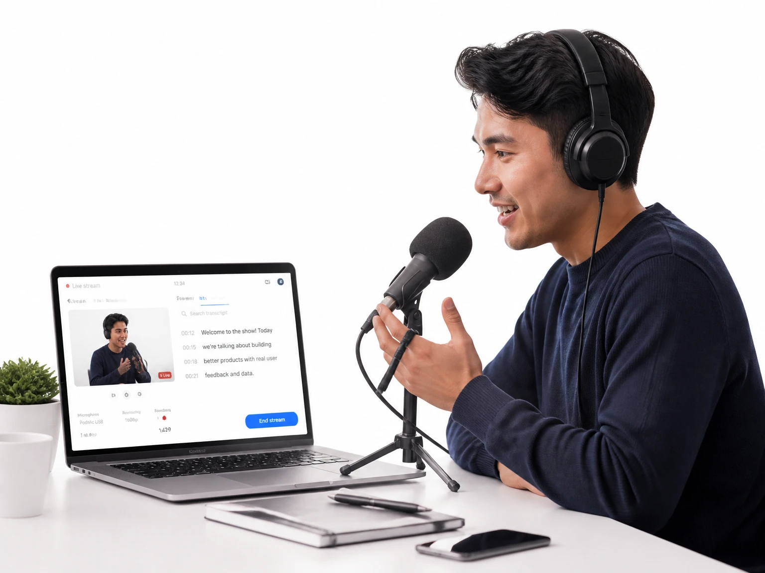 Podcasters and streamers