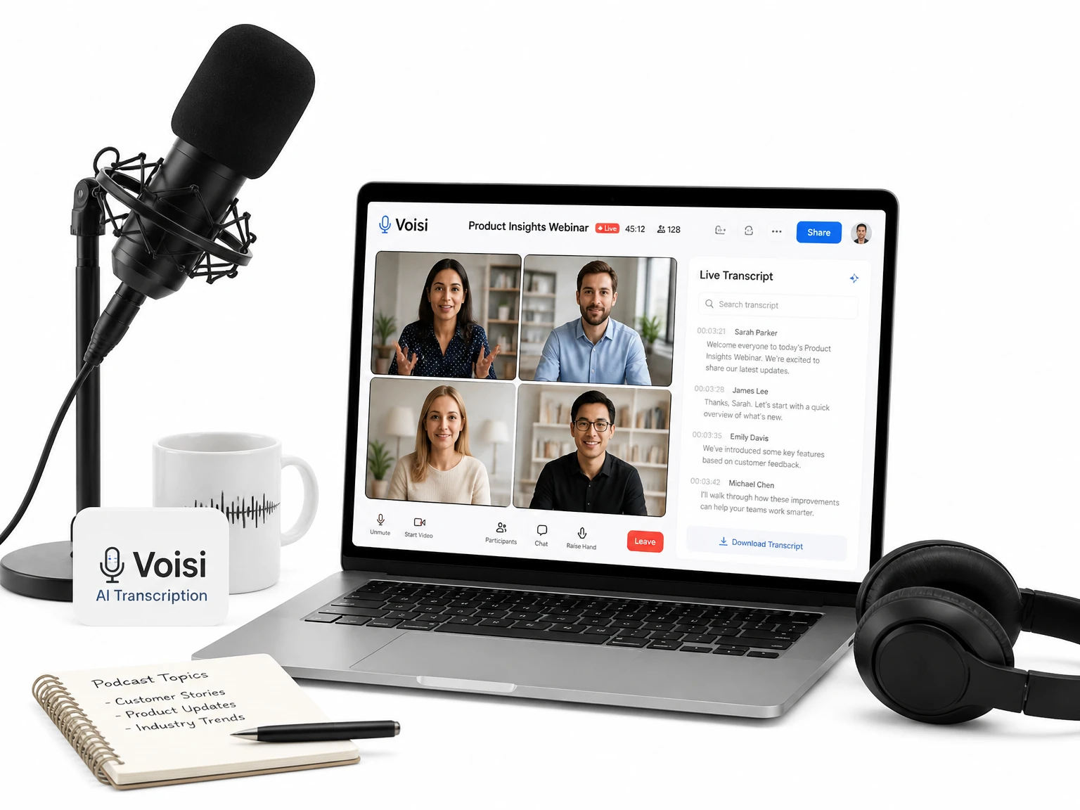 Podcasts and webinars
