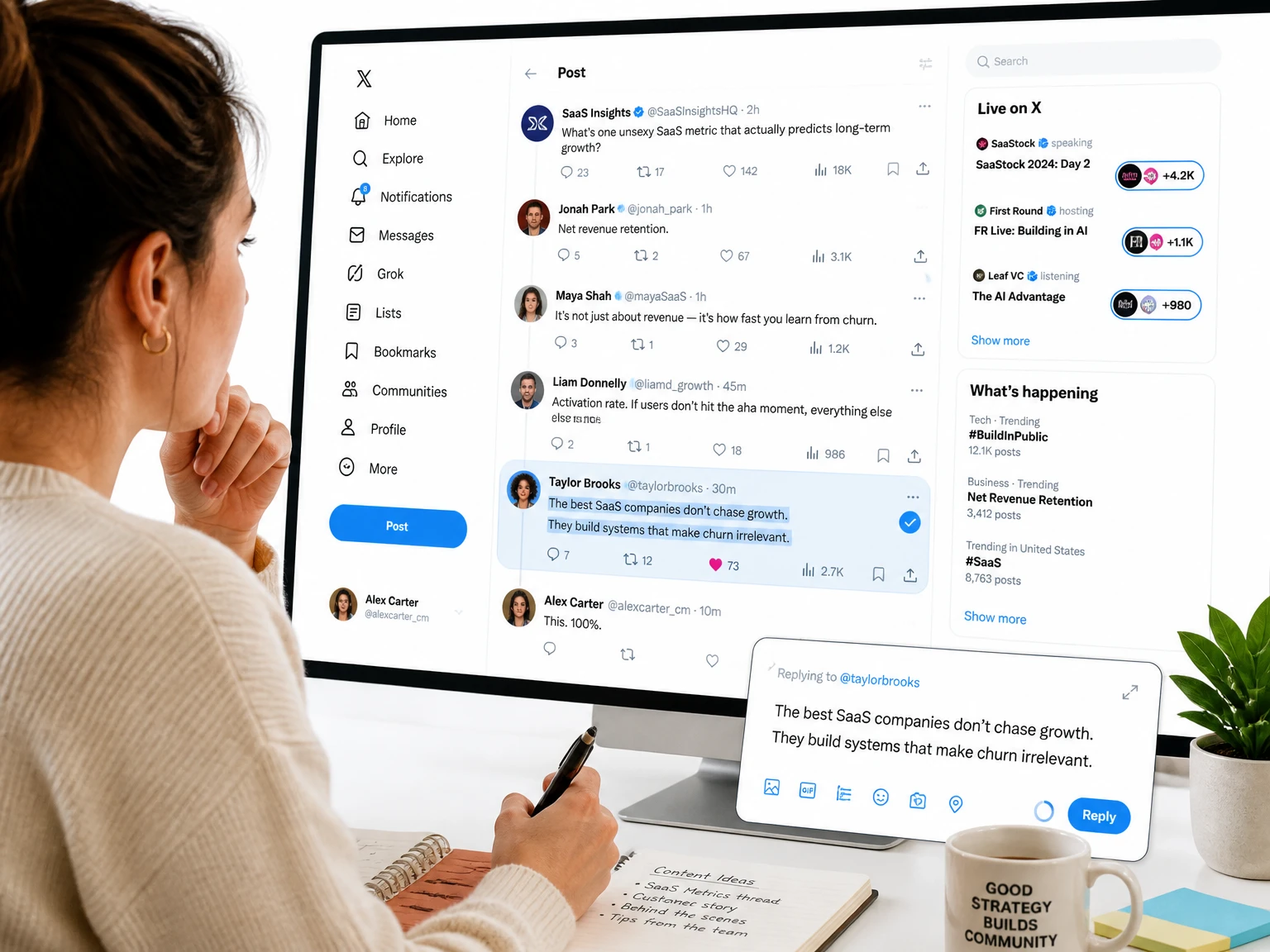 Préparer du contenu depuis une transcription X vérifiée