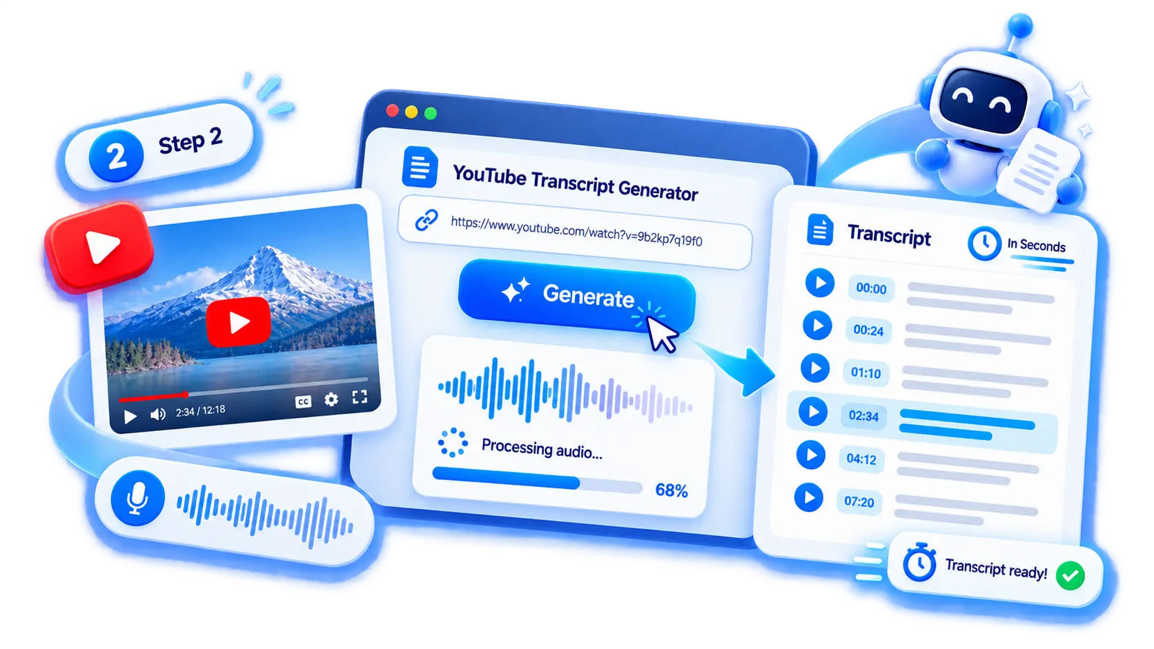 Generate transcript