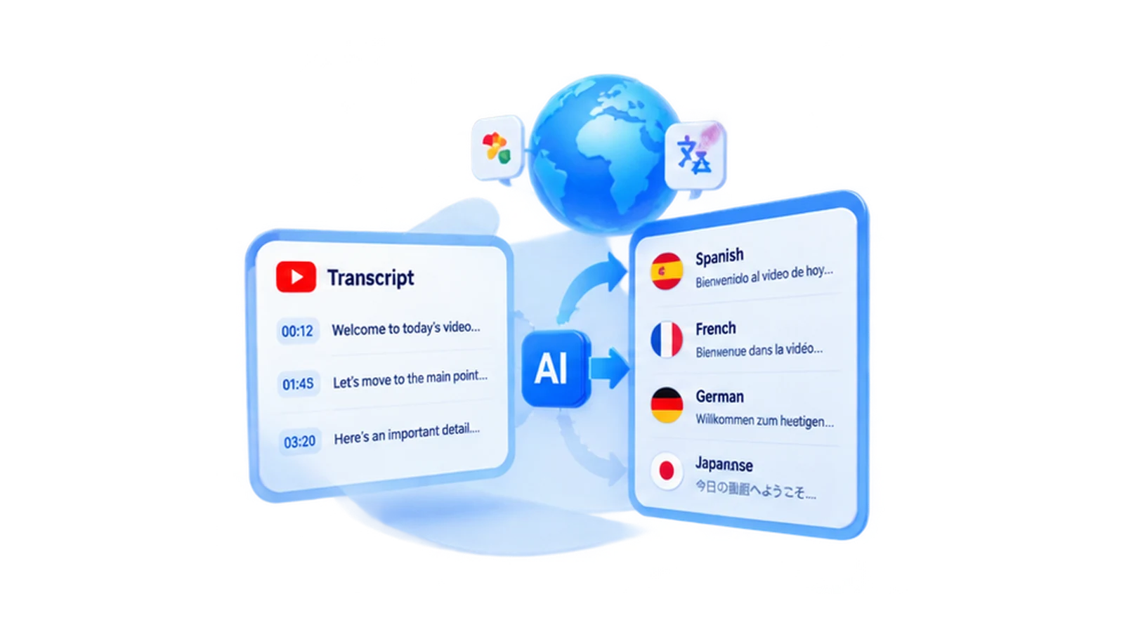 Translate transcript